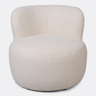 Fauteuil Farrell poodle cream