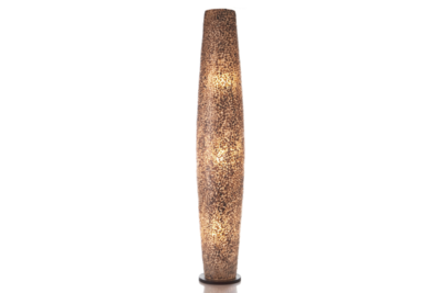 Vloerlamp Cone gold capiz