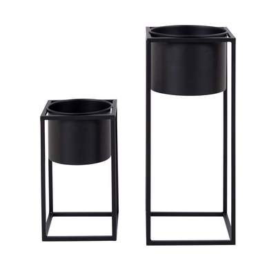 Staande plantenpot Finnley (set van 2)