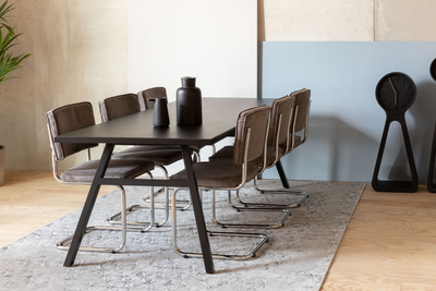 Zuiver Ridge Rib Eetkamerstoel - Set van 2