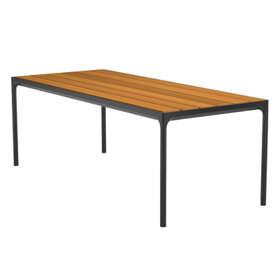 Houe Four dining table bamboe zwart
