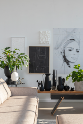 Loods 5 Design 3,5-zitsbank Slimm Stof Outside