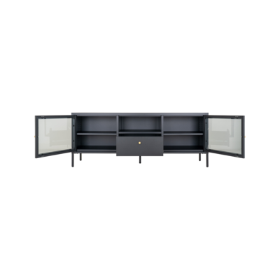 Metalen tv-meubel James - 160 x 35 cm
