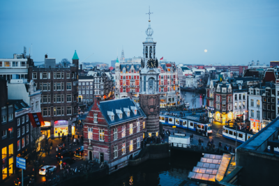 Foto op plexiglas Amsterdam De Munt 120 x 80 cm