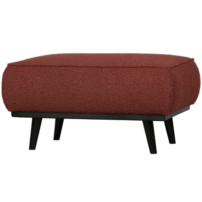 Statement hocker lichtbruin melange