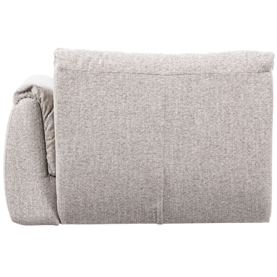 Baggy 1-zits element met arm rechts geweven chenille bruin