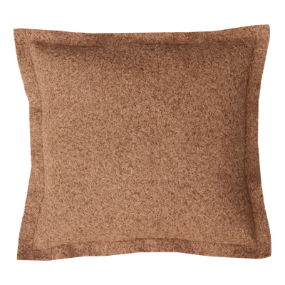 Kussen wol boucle mocha mousse