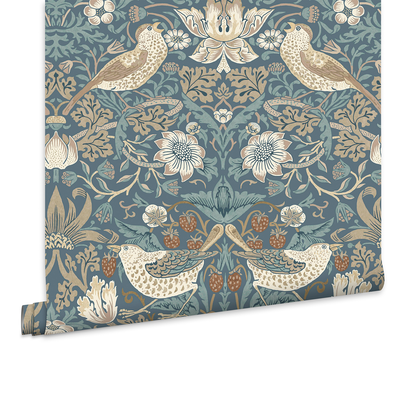 Vliesbehang William Morris at Home Strawberry Thief