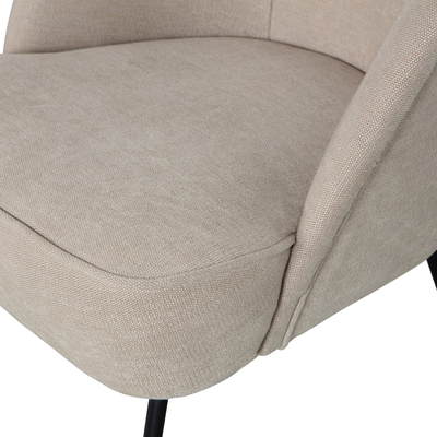 Vogue fauteuil boucle naturel