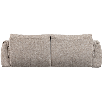 Baggy 2-zits bank 3d chenille middenbruin