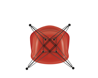 Vitra stoel Eames DAR RE basic dark onderstel