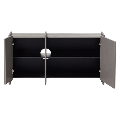Brock tv meubel 102 cm essen fineer middenbruin [fsc]