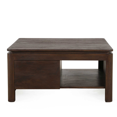 Salontafel Rondo Vierkant Bruin