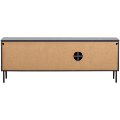 Gunnar tv meubel 154 cm grenen mud [fsc]
