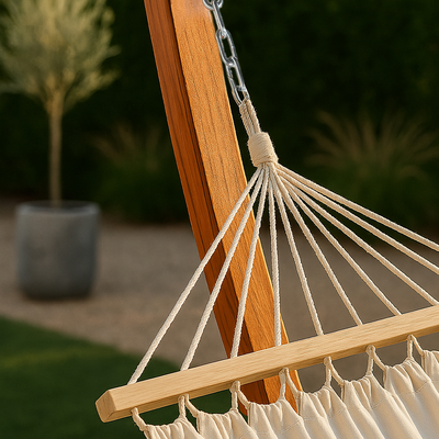 Hangmat Freeke beige - met standaard