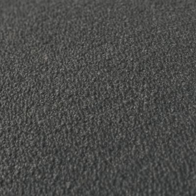 Lofty hocker boucle staalgrijs