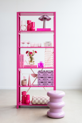 Lundia boekenkast - Hot pink