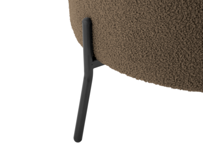 Fauteuil Noble Teddy Curl polyester