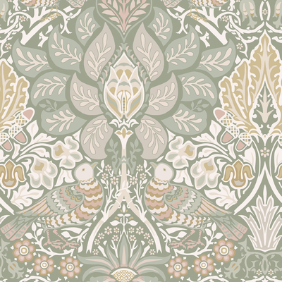 Behang William Morris at Home Dove Rose