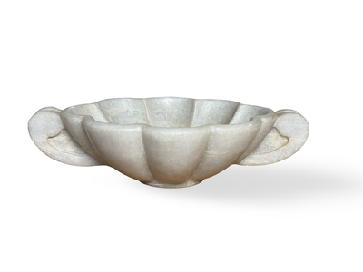 Schaaltje marmer wit uniek