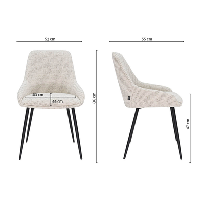 Kick eetkamerstoel Niko