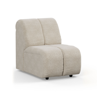 HKliving bank Wave Boucle - Element midden