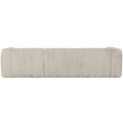 Bean hoekbank rechts chenille velvet taupe
