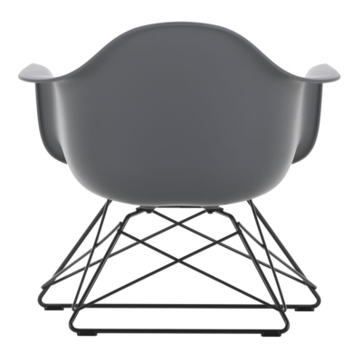 Vitra loungestoel Eames LAR zwart onderstel