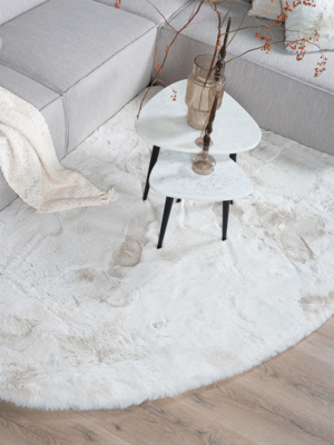 Vloerkleed Morbido Ivory 2810 kiezelvormig