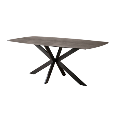 Eettafel Stoer Staal Zwart