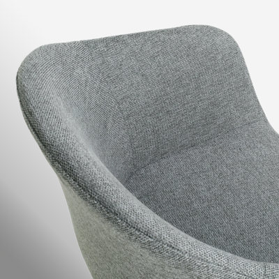 Eetkamerstoel Nena-Otis walnoot houten onderstel