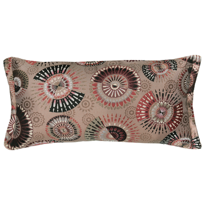 Kussen funky mandela taupe