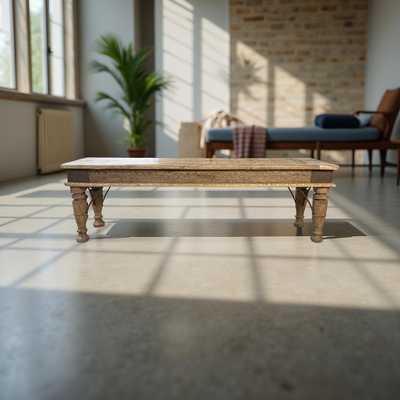 Salontafel/bank naturel uniek