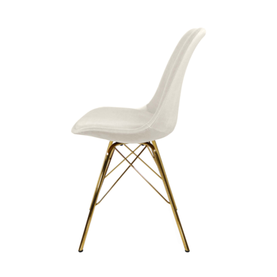 Kuipstoel Velvet goud frame
