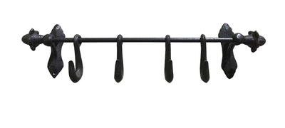 IJzeren kapstok met haken