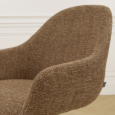 niva-mae draaibare eetkamerstoel- beige onderstel