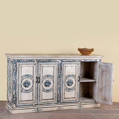 Suchi - Handbeschilderd Dressoir van Oud Hout 