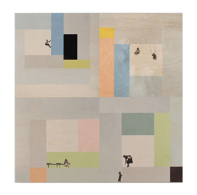 StoryWood wandpaneel Mondriaan