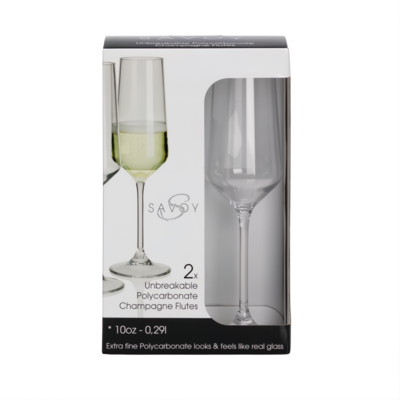 Flamefield champagneglas Savoy (set van 2)