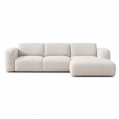 Riva Hoekbank Beige, Chaise Longue