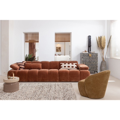 Mojo draaifauteuil boucle ecru melange