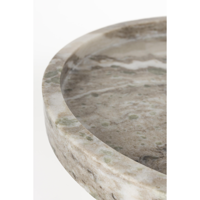 Cosmopolitan bijzettafel rond 40 cm marmer