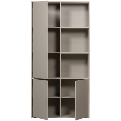 Meggy opbergkast links 108 cm grenen middenbruin [fsc]