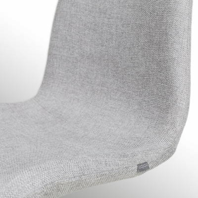 Eetkamerstoel Noa-Fé gestoffeerd - wit onderstel