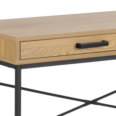 Houten bureau Vic - met opbergvak