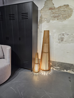 Interieurdirekt - vloerlamp Anto - teakhout - 120cm