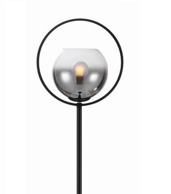 Vloerlamp Aureool Vloerlamp zwart/smoke