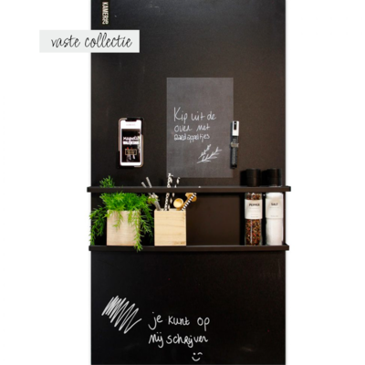Magneetbord mat - krijtbord zwart