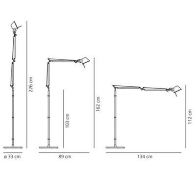 Artemide vloerlamp Tolomeo Terra