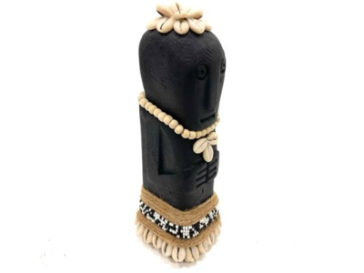 primitief beeldje steen black